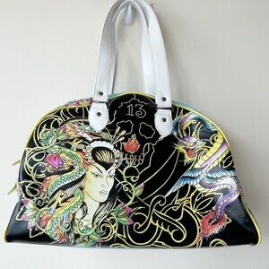 ED HARDY Y2K Style Shoulder athletic bag